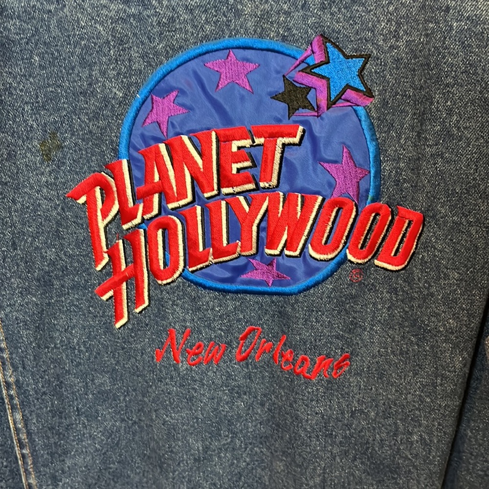Vintage Planet Hollywood New Orleans Denim Jacket